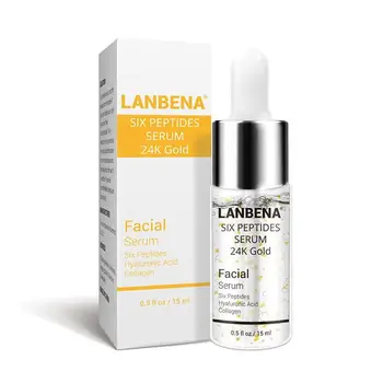 Vitamin C +24k Gold Six Peptides Serum Hyaluronic Acid Serum Wrinkle Moisturizing Whitening Lift Firming Skin Care
Vitamin C +24k Gold Six Peptides Serum Hyaluronic Acid Serum Wrinkle Moisturizing Whitening Lift Firming Skin Care