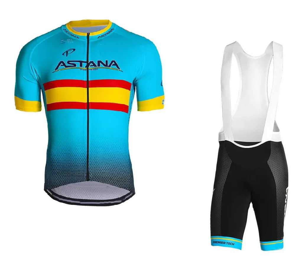 2019 astana pro team spain Men Cycling Jerseys Set Racing Bicycle Summer Short Sleeve Clothing Kit Maillot Ropa Ciclismo
2019 astana pro team spain Men Cycling Jerseys Set Racing Bicycle Summer Short Sleeve Clothing Kit Maillot Ropa Ciclismo