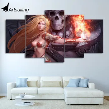 HD Printed 5 Piece Canvas Art game mage sexy girl skull fire anime Painting Wall Pictures for Living Room Poster NY-5882
HD Printed 5 Piece Canvas Art game mage sexy girl skull fire anime Painting Wall Pictures for Living Room Poster NY-5882