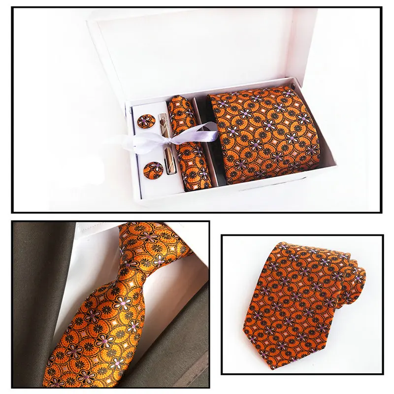 High Quality 2020 Men Paisley Floral Business Hanky Neck Tie Clips Cufflinks Pocket Square Handkerchief Cravat Necktie Gift Box
High Quality 2020 Men Paisley Floral Business Hanky Neck Tie Clips Cufflinks Pocket Square Handkerchief Cravat Necktie Gift Box