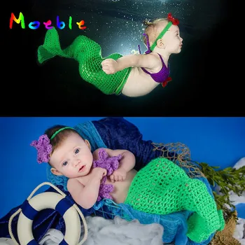 2018 New Crochet Mermaid Tail BABY Girl Photo Props Baby Mermaid Photography Props Baby Girls Christmas Costume MZS-15072
2018 New Crochet Mermaid Tail BABY Girl Photo Props Baby Mermaid Photography Props Baby Girls Christmas Costume MZS-15072