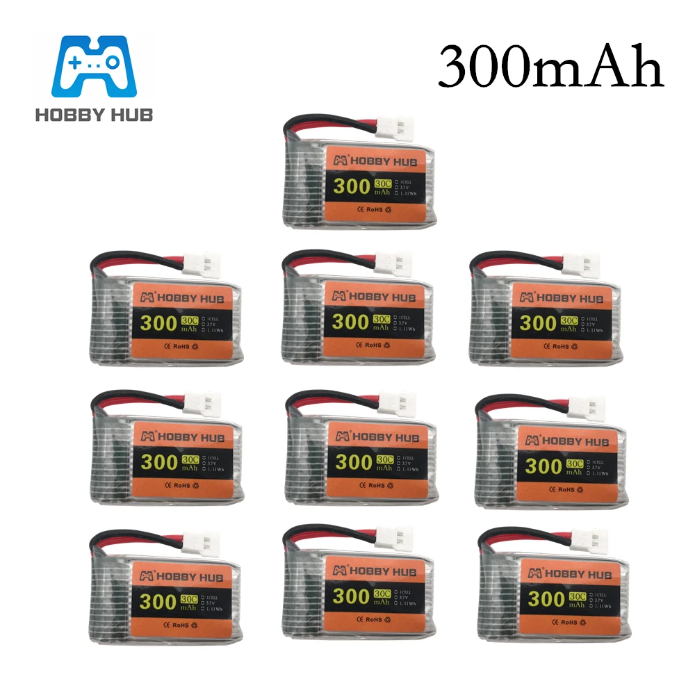 Набор из 5/10 литий-полимерных аккумуляторов 3,7 в 300 мА · ч для Hubson H107 Syma U816 WLtoys v966 Eachine шт.
Набор из 5/10 литий-полимерных аккумуляторов 3,7 в 300 мА · ч для Hubson H107 Syma U816 WLtoys v966 Eachine шт.
