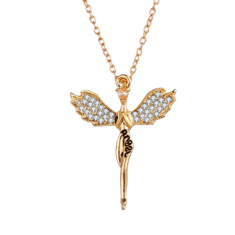 Bettyue Brand Fashion Charm Gorgeous Originality Rose Gold Cubic Zircon Jewelry Angel Necklaces For Women Wedding Birthday Gift
Bettyue Brand Fashion Charm Gorgeous Originality Rose Gold Cubic Zircon Jewelry Angel Necklaces For Women Wedding Birthday Gift
