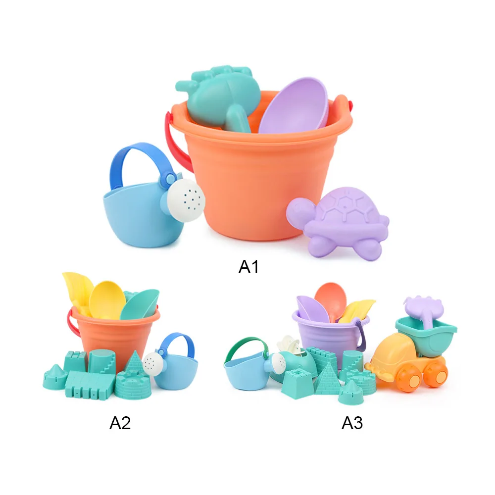 5/12-14pcs Soft Rubber Beach Sand Toys Set Outdoors Fun for Kids Colorful Beach Toys Random color
5/12-14pcs Soft Rubber Beach Sand Toys Set Outdoors Fun for Kids Colorful Beach Toys Random color
