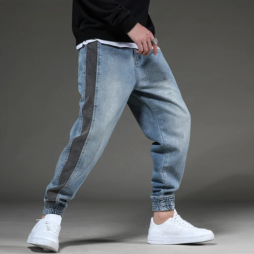 Odinokov Men Jean High Quality Straight Leg Male Casual Pants Plus Size Cotton Denim Trousers Hip Hop Harem Pants
Odinokov Men Jean High Quality Straight Leg Male Casual Pants Plus Size Cotton Denim Trousers Hip Hop Harem Pants