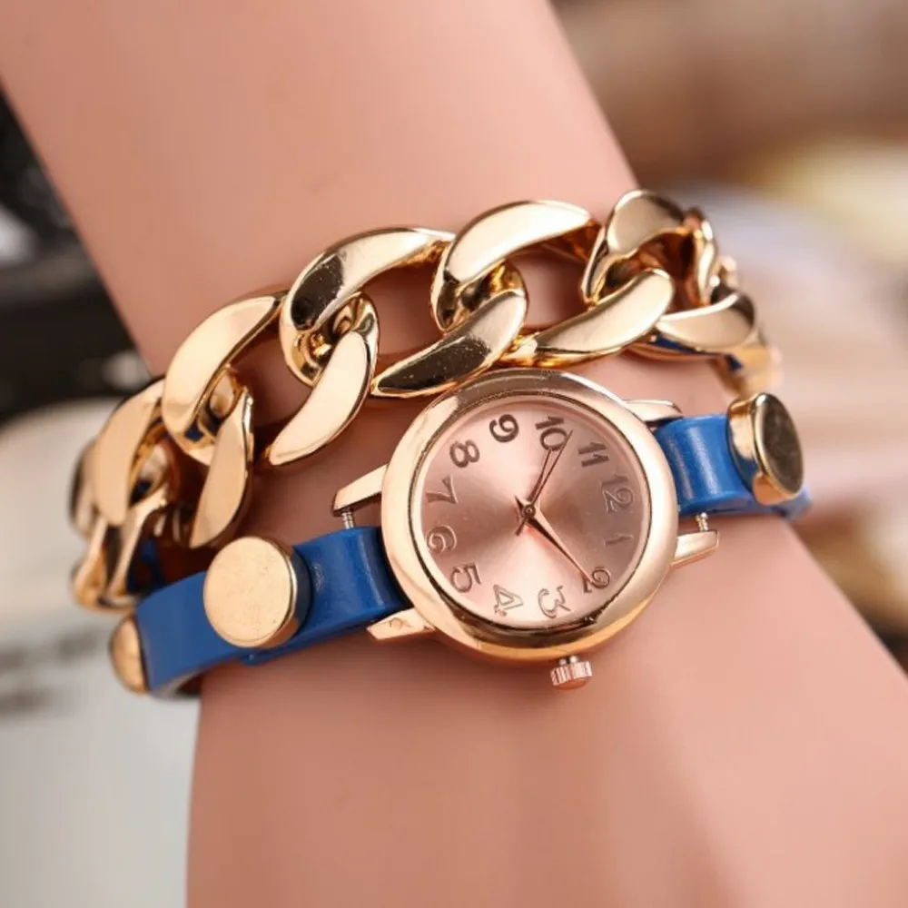 Великолепные новые часы Reloje браслет для женщин женские модные кварцевые с
