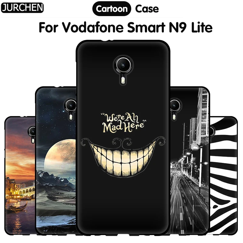 

JURCHEN Cartoon Phone Case For Vodafone Smart N9 Lite Case 5.34 Soft Back Cover For Vodafone Smart N9 Lite Silicone Case VFD-620