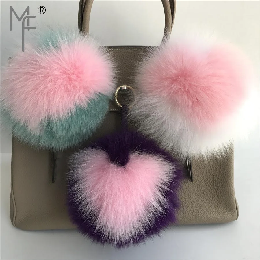 Magicfur - 15cm Large Real Fox Fur Ball Fluffy Pompom Heart Ball Shaped Purse Charm Keychain Pendant
Magicfur - 15cm Large Real Fox Fur Ball Fluffy Pompom Heart Ball Shaped Purse Charm Keychain Pendant