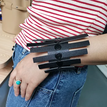 YD&YDBZ New Punk Bracelets For Women Fashion Handmade Jewelry Different Lengths Leather Bracelet 4 Colors Choose Designer Charm
YD&YDBZ New Punk Bracelets For Women Fashion Handmade Jewelry Different Lengths Leather Bracelet 4 Colors Choose Designer Charm