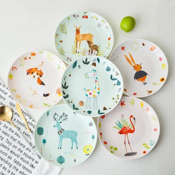Direct Western food plate dish ceramic home kitchen storage cute Western tableware cartoon children breakfast tray steak plate
Direct Western food plate dish ceramic home kitchen storage cute Western tableware cartoon children breakfast tray steak plate