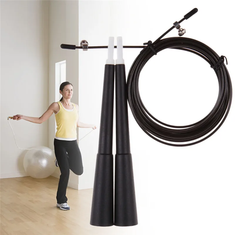 5 Colors Adjustable skipping rope 3M Speed Steel Wire Skipping Jump Rope Crossfit Box Gym Fitnesss Exercises Equipment
5 Colors Adjustable skipping rope 3M Speed Steel Wire Skipping Jump Rope Crossfit Box Gym Fitnesss Exercises Equipment