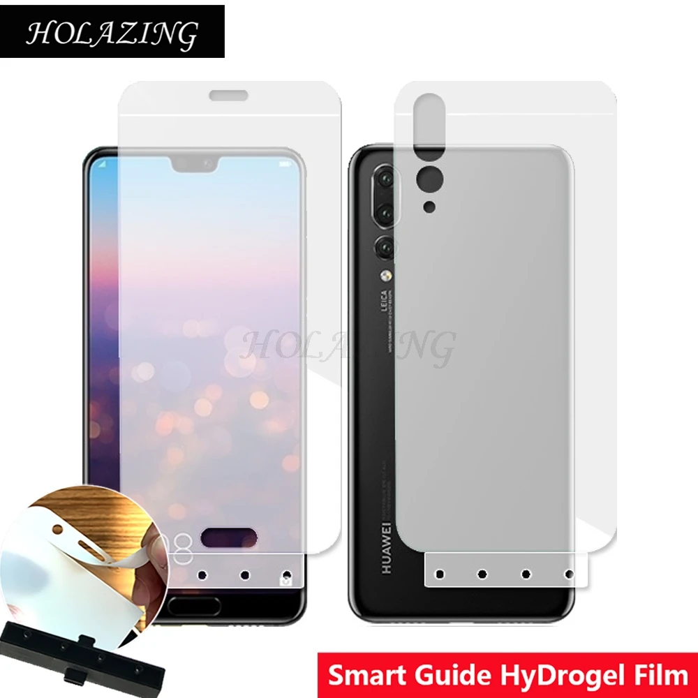 Smart Guide Tool Soft AUTO Fixed Hydrogel Film Full Cover Screen Protector for Huawei P20 Pro 6.0" Optional Front & Back
Smart Guide Tool Soft AUTO Fixed Hydrogel Film Full Cover Screen Protector for Huawei P20 Pro 6.0" Optional Front & Back