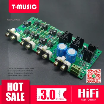 HIFI Electronical 3 Way Crossover PCBA ClassA Power Linkwitz-Riley filter 6-Channel Crossover-point 310HZ/3.1KHz
HIFI Electronical 3 Way Crossover PCBA ClassA Power Linkwitz-Riley filter 6-Channel Crossover-point 310HZ/3.1KHz