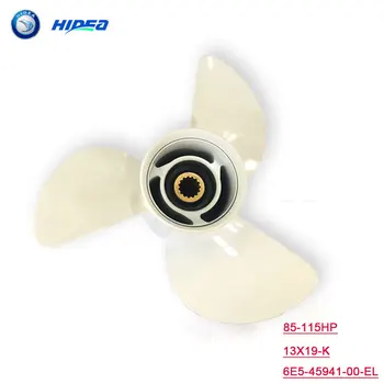 Hidea 3*13X19-K Propeller 85-115HP For YMH 6E5-45941-00-EL Boat Engine Screw White
Hidea 3*13X19-K Propeller 85-115HP For YMH 6E5-45941-00-EL Boat Engine Screw White
