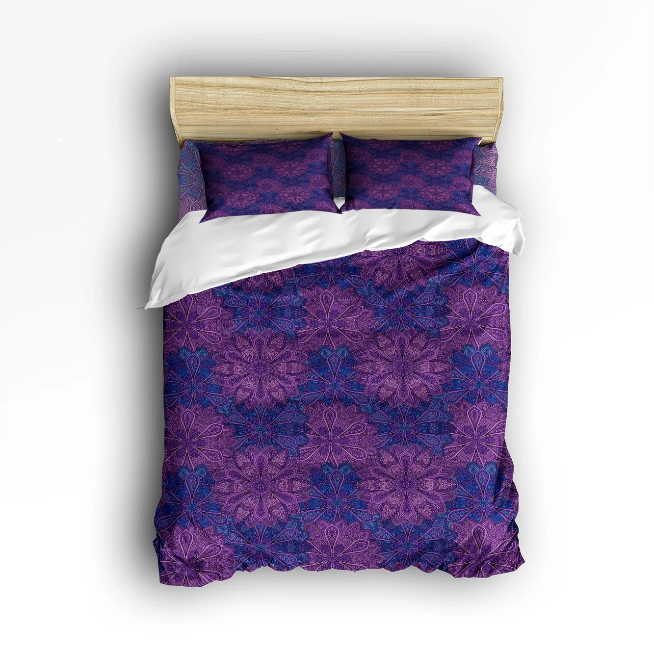 Indigo Duvet Cover Set Ethnic Paisley Flower Inspired Design with Inner Swirls Leaves Image, Decorative 4 Piece Bedding Set
Indigo Duvet Cover Set Ethnic Paisley Flower Inspired Design with Inner Swirls Leaves Image, Decorative 4 Piece Bedding Set
