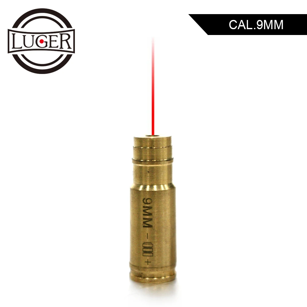 LUGER CAL.9MM Bore Sighter Red Caliber Cartridge Laser Cartridge Copper Bore Sight For Air Gun Rifle Hunting Accessory
LUGER CAL.9MM Bore Sighter Red Caliber Cartridge Laser Cartridge Copper Bore Sight For Air Gun Rifle Hunting Accessory