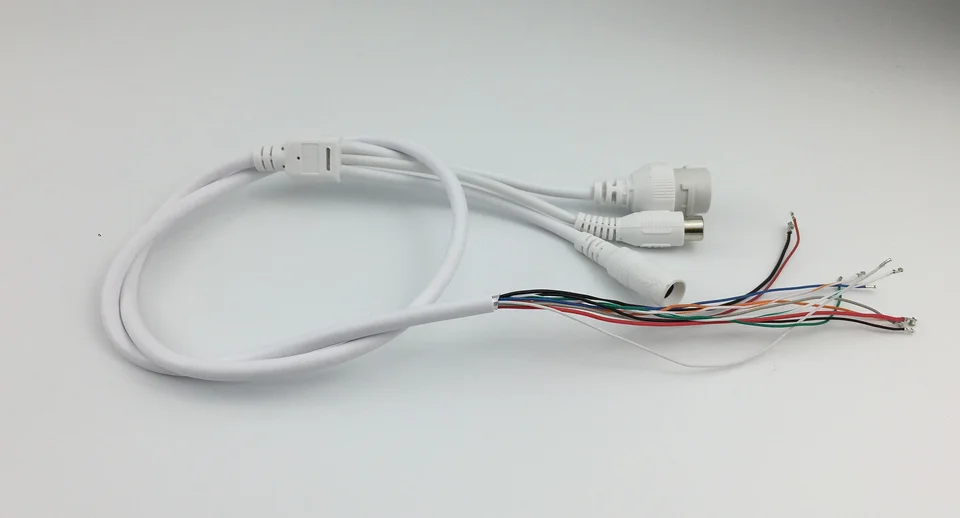 Network Audio LAN Cable for IP camera board module DC 2.1mm * 5.5mm RJ45 plug AC copper Line 0.6m connect to MIC
Network Audio LAN Cable for IP camera board module DC 2.1mm * 5.5mm RJ45 plug AC copper Line 0.6m connect to MIC
