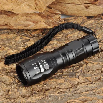 

3-Mode 380lm White Light Zooming Flashlight XP-E Q5 LED Flashlight Portable Torch mini LED Lamp (3x AAA)