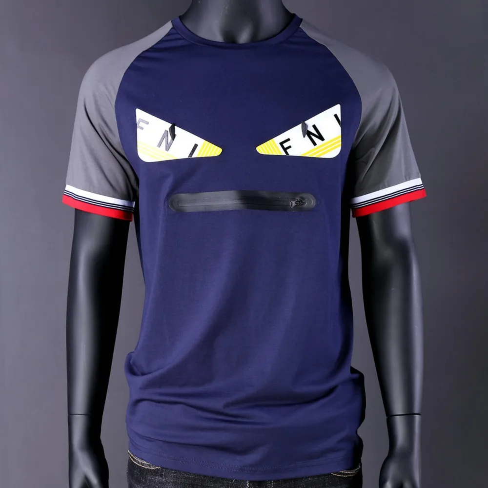 2019 Zipper design Fashion 1:1 Brand Slim Short Sleeve T Shirt Men Trend Casual Mens T-Shirt Korean O-Neck Tops & Tees T Shirts
2019 Zipper design Fashion 1:1 Brand Slim Short Sleeve T Shirt Men Trend Casual Mens T-Shirt Korean O-Neck Tops & Tees T Shirts