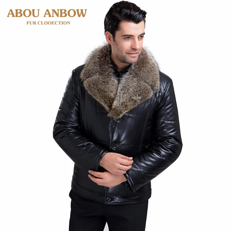 Winter Thicken Leather Coat With Real Fur Collar Men Warm Long Sleeve Business Luxury Overcoat Male Leather Jacket Outerwear
Winter Thicken Leather Coat With Real Fur Collar Men Warm Long Sleeve Business Luxury Overcoat Male Leather Jacket Outerwear