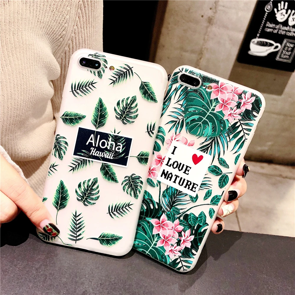 ALOHA Hawaii Text Cases For Iphone 6 6S Pink Flower Green Leaf Case For Iphone X 8 6 6S Plus TPU Soft Silicone Back Covers Shell
ALOHA Hawaii Text Cases For Iphone 6 6S Pink Flower Green Leaf Case For Iphone X 8 6 6S Plus TPU Soft Silicone Back Covers Shell