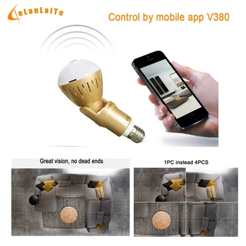 5W E27 Base smart camera led bulb light with monitor CCTV 1080P 2million pixels and speaker
5W E27 Base smart camera led bulb light with monitor CCTV 1080P 2million pixels and speaker