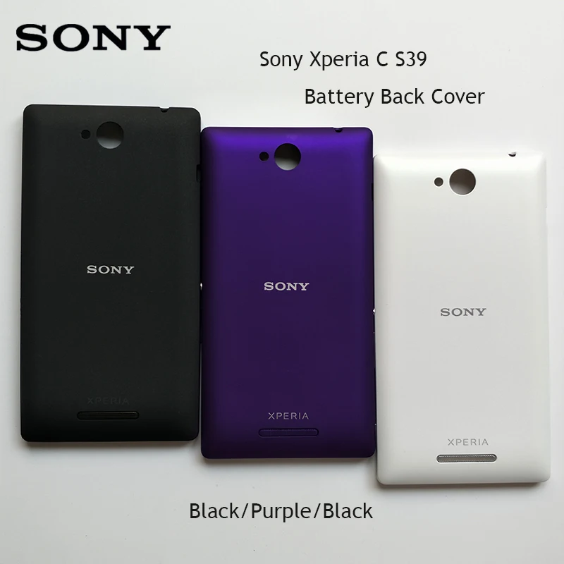 Original Battery Cover Replacement Parts Rear Battery Door Back Cover Housing With Logo For Sony Xperia C S39 C2305 S39H S39C
Original Battery Cover Replacement Parts Rear Battery Door Back Cover Housing With Logo For Sony Xperia C S39 C2305 S39H S39C