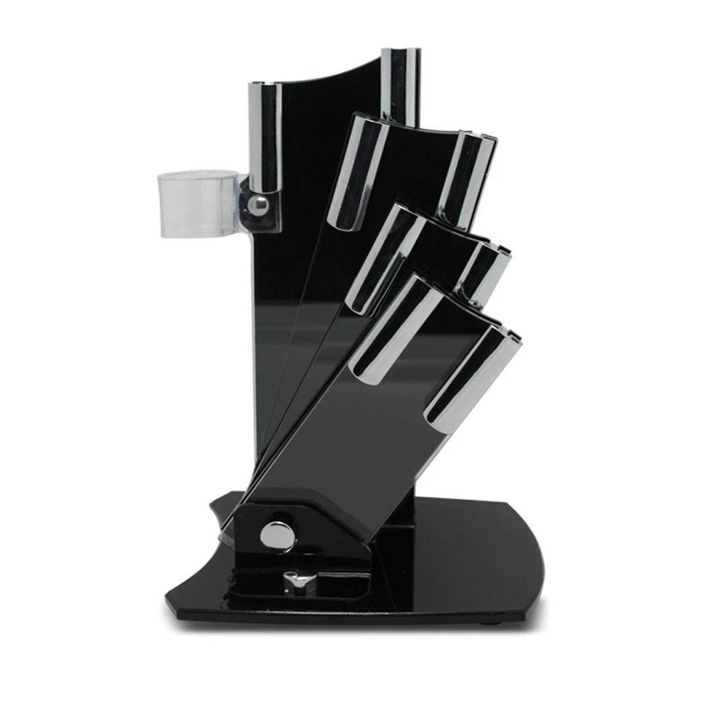 Kitchen One Set Knife Stand Used for 3" 4" 5" 6" Ceramic Knife + One Peeler High Grade Acrylic Knife Holder Black Knife Block
Kitchen One Set Knife Stand Used for 3" 4" 5" 6" Ceramic Knife + One Peeler High Grade Acrylic Knife Holder Black Knife Block