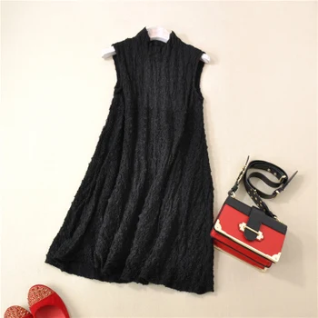 Yang collar handmade diamond pleats Miyake pleated dress sleeveless dress vest dress bottoming A dress
Yang collar handmade diamond pleats Miyake pleated dress sleeveless dress vest dress bottoming A dress