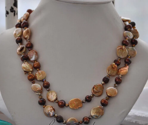 ddh002759 NICE 14mm yellow coffee round /coin pearl faceted crystal necklace 42inch
ddh002759 NICE 14mm yellow coffee round /coin pearl faceted crystal necklace 42inch