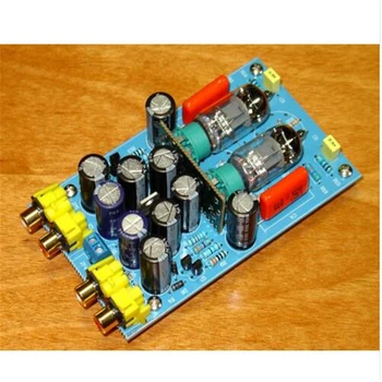 Refer to the "Music Fax DX-10" circuit design 6J1 tube buffer Tube preamplifier board
Refer to the "Music Fax DX-10" circuit design 6J1 tube buffer Tube preamplifier board