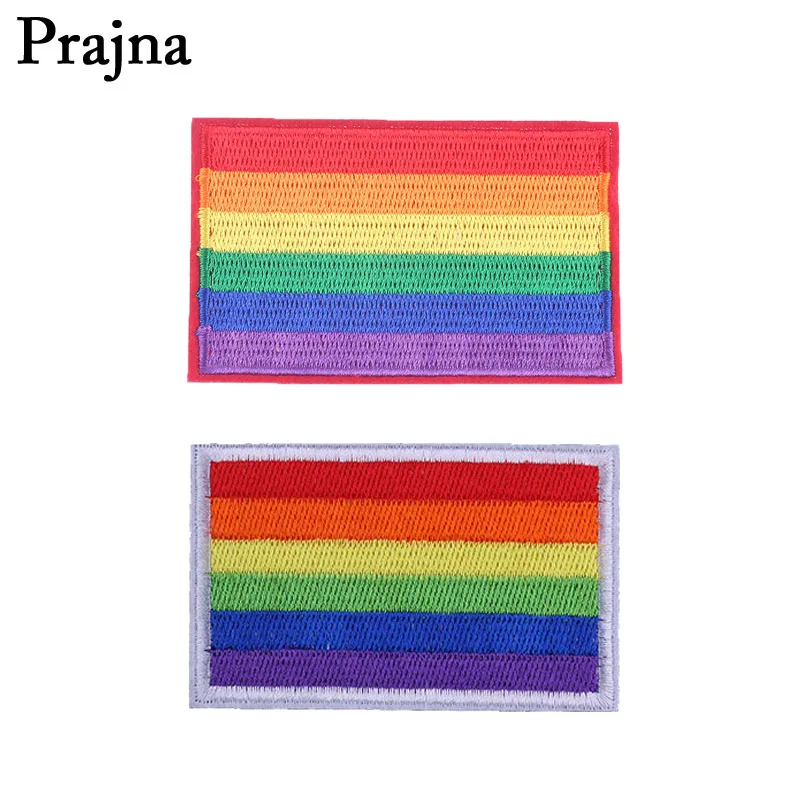La Bandera del Orgullo LGBT Gay Pride Parche Bordado Thermoadhesivo Titan One Europe