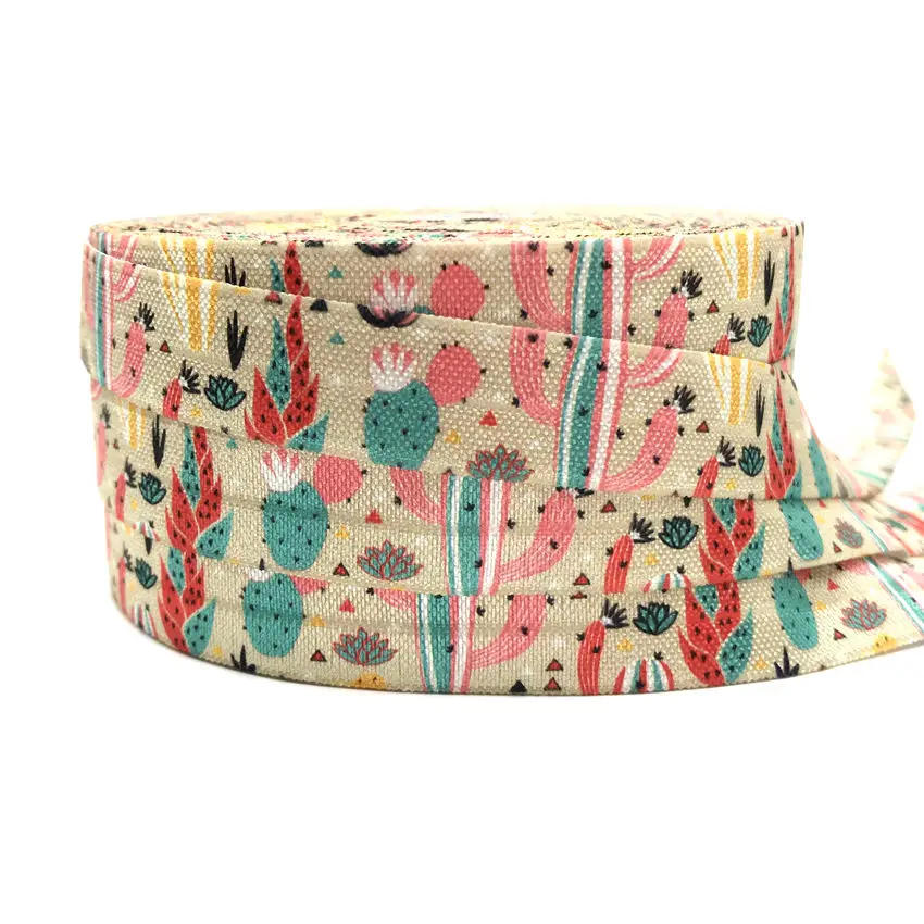 10Yards Cactus flower Print Fold Over Elastic 5/8" FOE Ribbon Wholesale for DIY Headwear Hair Accessories
10Yards Cactus flower Print Fold Over Elastic 5/8" FOE Ribbon Wholesale for DIY Headwear Hair Accessories