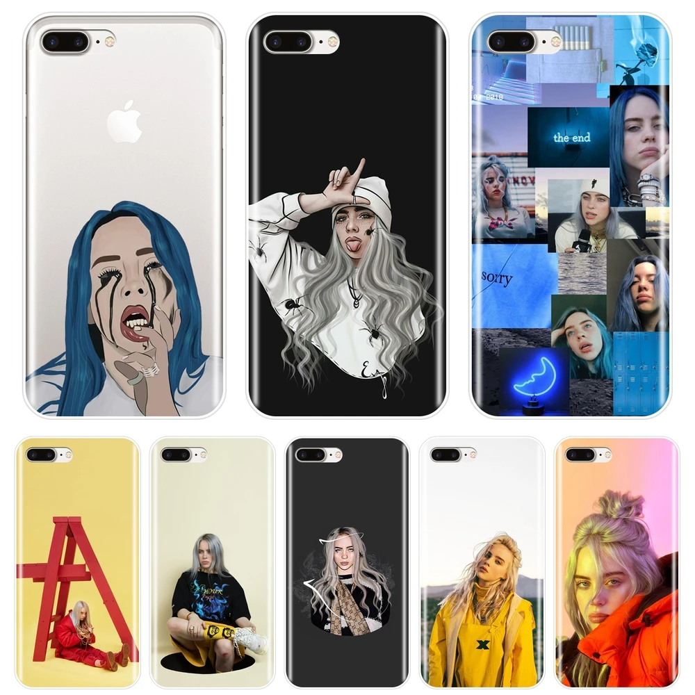 For Apple iPhone 6 S 6S 7 8 X XR XS Max Case Silicone Soft Billie Eilish Girl Back Cover For iPhone 8 7 6S 6 S Plus Phone Case
For Apple iPhone 6 S 6S 7 8 X XR XS Max Case Silicone Soft Billie Eilish Girl Back Cover For iPhone 8 7 6S 6 S Plus Phone Case