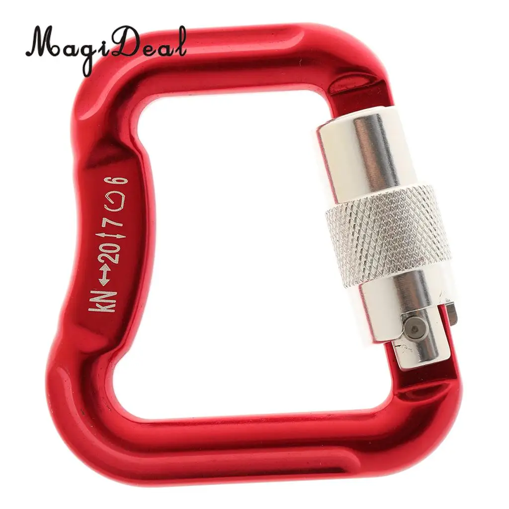 MagiDeal 20KN Aluminum Carabiner for Paragliding/Powered Paragliding Outdoor Buckle Rock Climbing Safety Rescue Equipment
MagiDeal 20KN Aluminum Carabiner for Paragliding/Powered Paragliding Outdoor Buckle Rock Climbing Safety Rescue Equipment