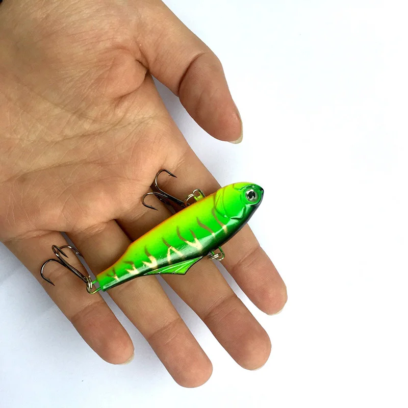 1PCS 7.5cm 24g winter VIB fishing lure hard bait with lead inside ice sea fishing tackle diving swivel jig wobbler lure
1PCS 7.5cm 24g winter VIB fishing lure hard bait with lead inside ice sea fishing tackle diving swivel jig wobbler lure