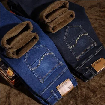 Men Classical Thick Pants Simple Fleece Plush Jeans Homme 2018 New Fashion Winter Men's Jeans Slim Fit Velvet Warm Jeans
Men Classical Thick Pants Simple Fleece Plush Jeans Homme 2018 New Fashion Winter Men's Jeans Slim Fit Velvet Warm Jeans