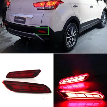 LED Rear Bumper Reflector Fog Brake Turn Indicator Lights For Hyundai Creta 2017-2019
LED Rear Bumper Reflector Fog Brake Turn Indicator Lights For Hyundai Creta 2017-2019