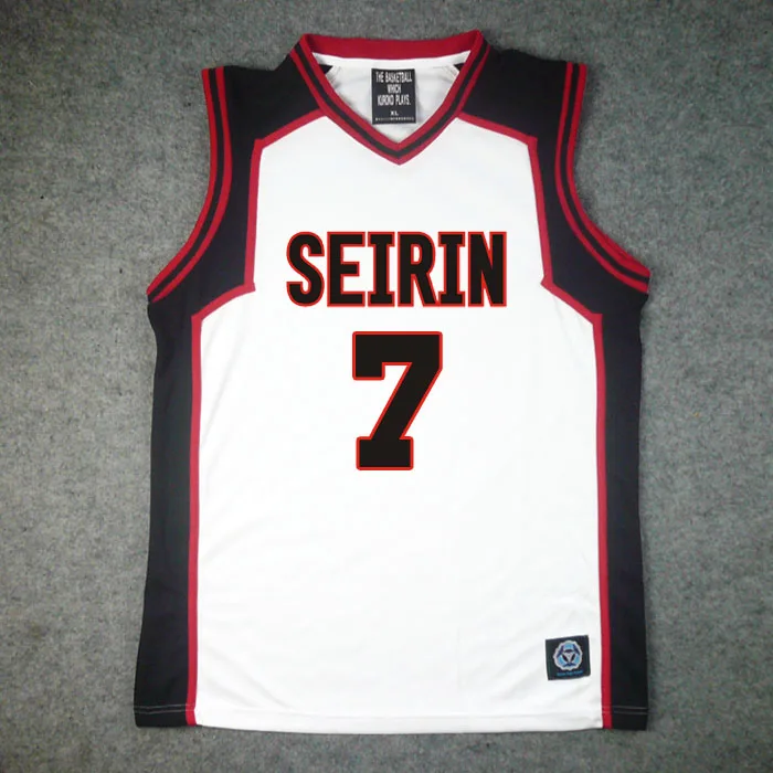 Баскетбольный мяч Kuroko's баскетбольный без корзины Seirin High School № 7 Kiyoshi Teppei жилет