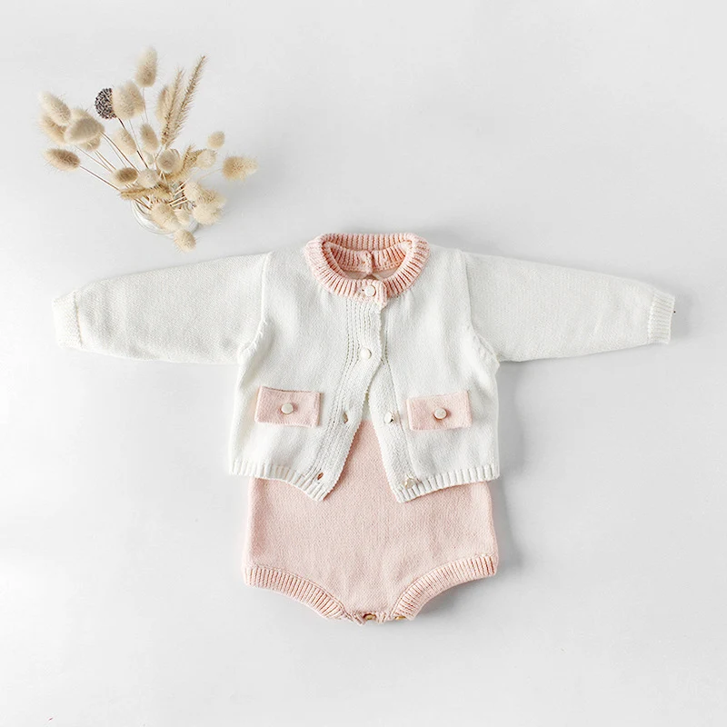 Baby Spring Autumn Clothes Sets Cute Sweet Girl Knit Cardigan Coat and Bodysuit Bloomer 2pcs Knit Children Clothes LZ035
Baby Spring Autumn Clothes Sets Cute Sweet Girl Knit Cardigan Coat and Bodysuit Bloomer 2pcs Knit Children Clothes LZ035