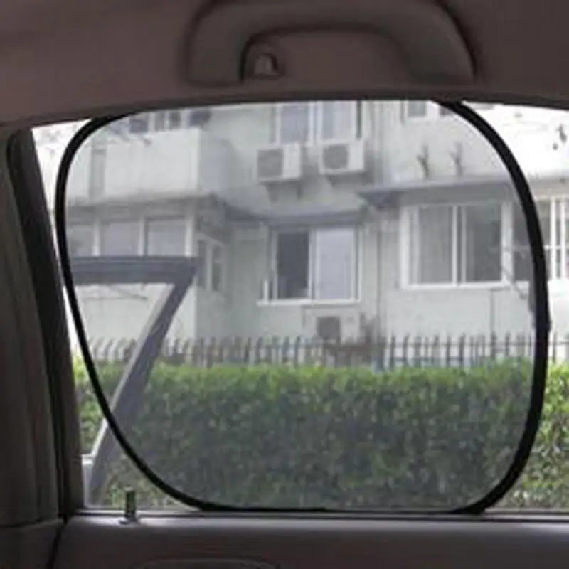 2pcs Black Side Car Sun Shade Rear Window Sunshade Cover Mesh Visor Shield Screen high quality automobiles accessories 2019 new |