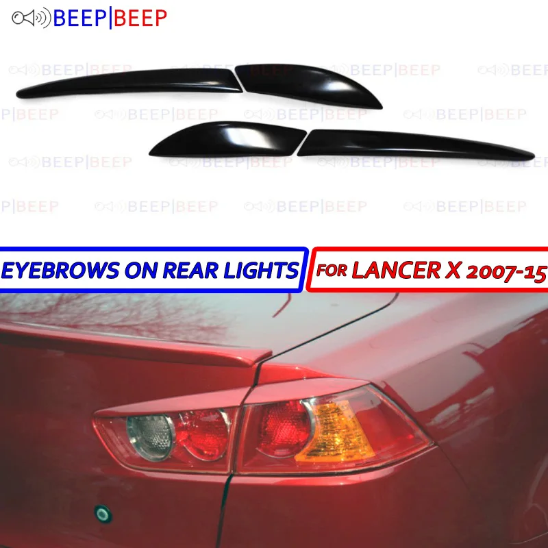 Eyebrows on rear for Mitsubishi Lancer X 2007-2010 ABS plastic on headlights cilia decoration car styling tuning accessories
Eyebrows on rear for Mitsubishi Lancer X 2007-2010 ABS plastic on headlights cilia decoration car styling tuning accessories