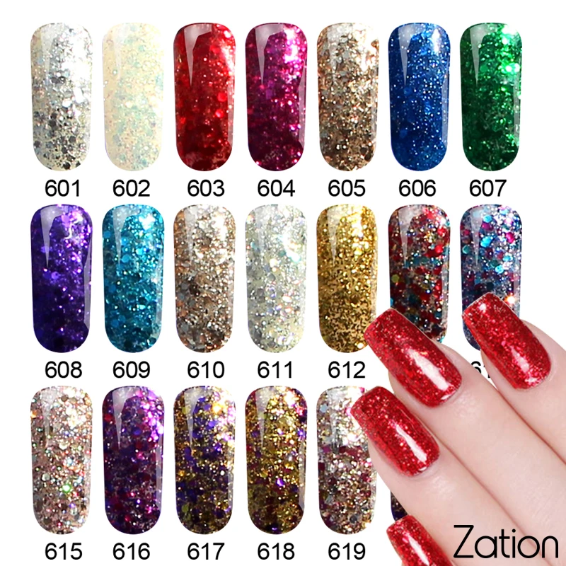 Zation Varnish Diamond Glitter UV Gel Polish Soak Off Shimmer Nail Art Newest Diamond Shiny Sequin Permanent Enamel Gel Lacquer
Zation Varnish Diamond Glitter UV Gel Polish Soak Off Shimmer Nail Art Newest Diamond Shiny Sequin Permanent Enamel Gel Lacquer