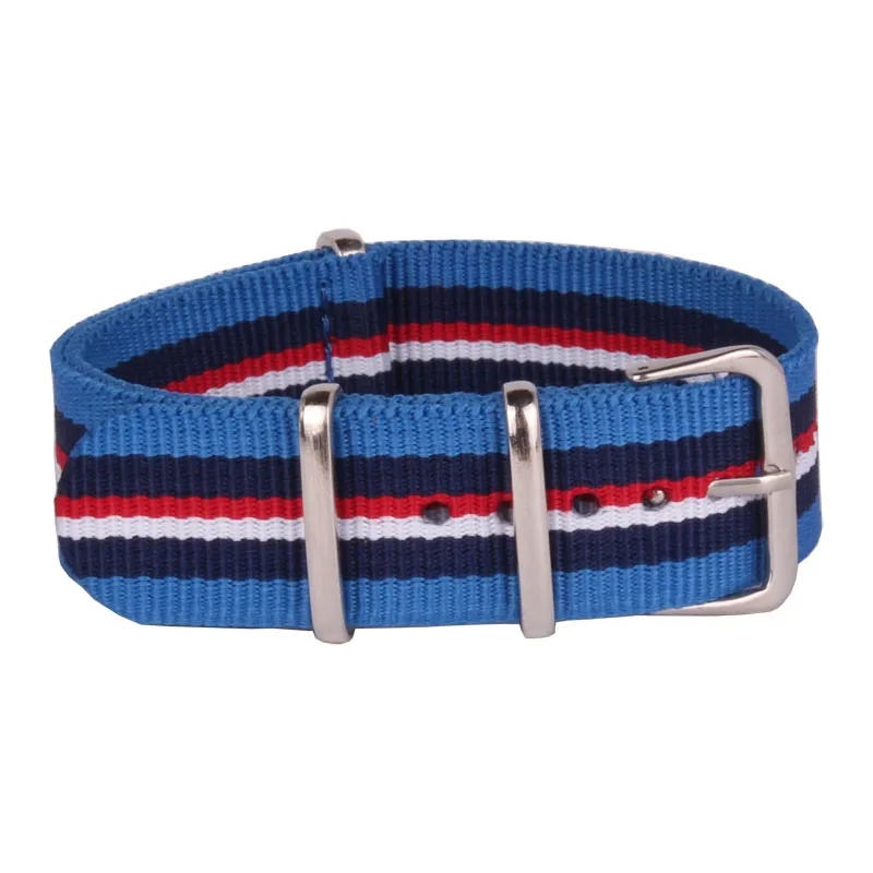 Wholesale 20 mm Stripe Red White Military Sport Nato Woven Fiber watchband 20mm Nylon Watch Straps Wristwatch Band Buckle fabric
Wholesale 20 mm Stripe Red White Military Sport Nato Woven Fiber watchband 20mm Nylon Watch Straps Wristwatch Band Buckle fabric