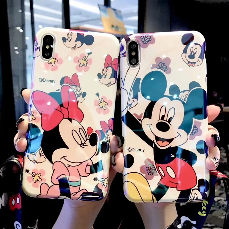 Cute Mickey Minnie Case For iPhone X XR XS MAX Phone Cases For iPhone 7 8 Plus 6s 6 Plus Cover Cartoon Daisy Woman lanyard Coque
Cute Mickey Minnie Case For iPhone X XR XS MAX Phone Cases For iPhone 7 8 Plus 6s 6 Plus Cover Cartoon Daisy Woman lanyard Coque