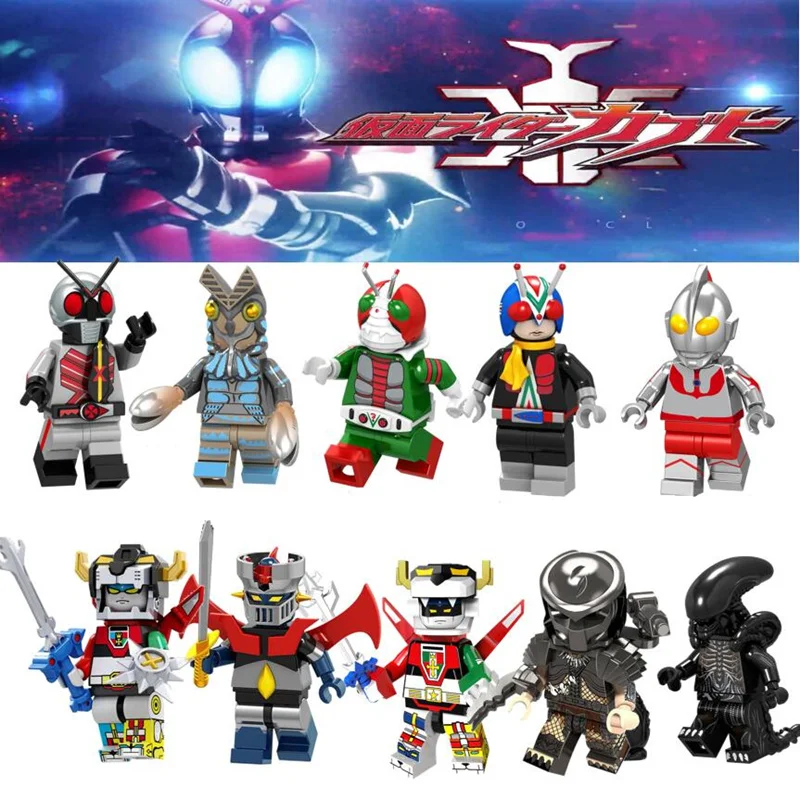 Single s Kamen Rider V3 Masked Rider X Mazinger Z Ultraman Voltron s s Building Blocks Boys Kids Toys Gift
Single s Kamen Rider V3 Masked Rider X Mazinger Z Ultraman Voltron s s Building Blocks Boys Kids Toys Gift