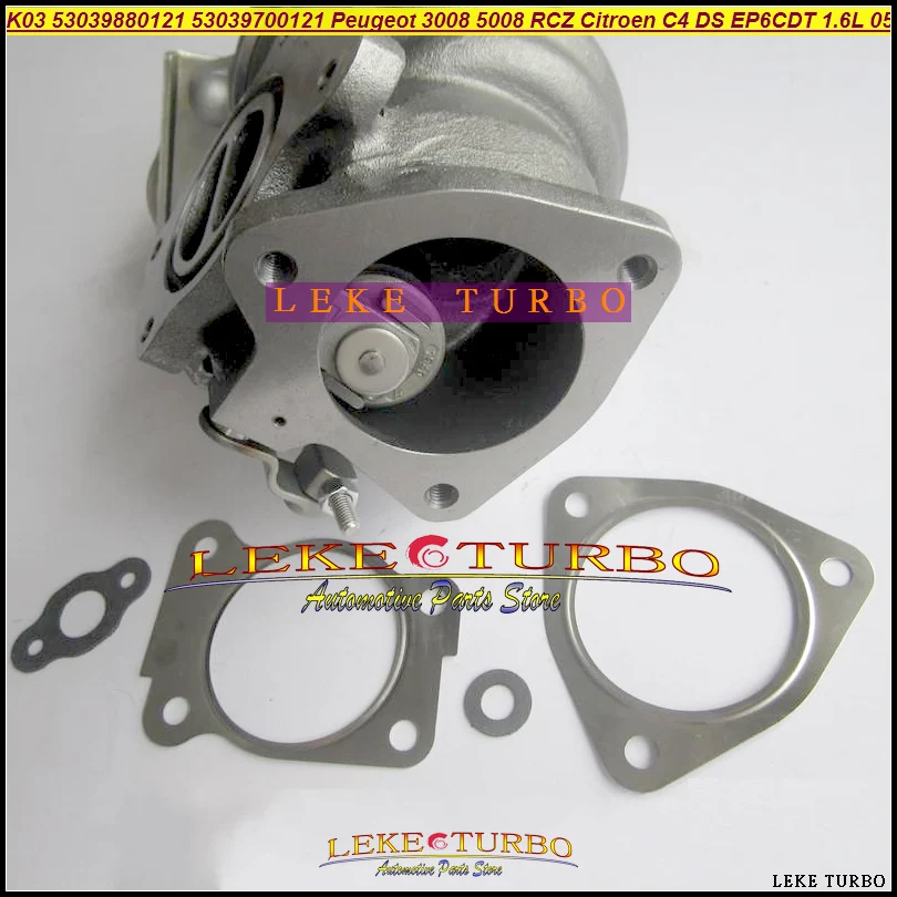 GL-TURBO K03 53039880121 53039700121 0375R9 For Peugeot 207 308 3008 5008 RCZ For Citroen C4 DS 2005- EP6CDT 1.6L (5)