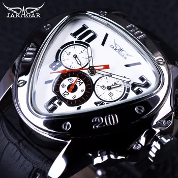 Jaragar Sport Fashion Design Mens Watches Top Brand Luxury Automatic Watch Triangle 3 Dial Display Genuine Leather Strap Clock
Jaragar Sport Fashion Design Mens Watches Top Brand Luxury Automatic Watch Triangle 3 Dial Display Genuine Leather Strap Clock