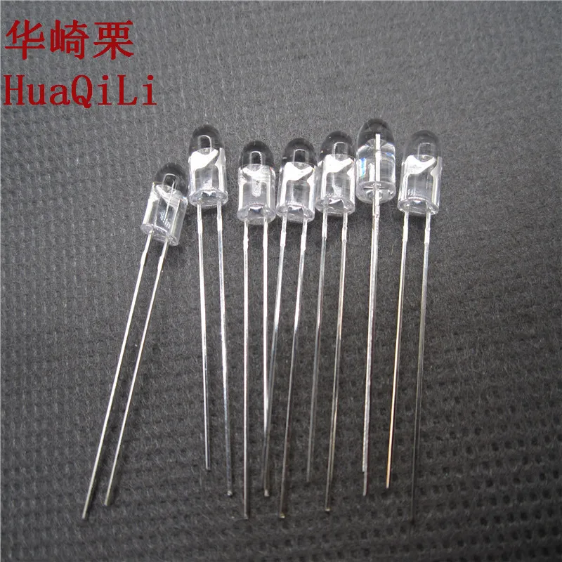 100PCS Face recognition and security monitoring special infrared LED 5MM 90 degrees 850 infrared transmitter tube Free shipping
100PCS Face recognition and security monitoring special infrared LED 5MM 90 degrees 850 infrared transmitter tube Free shipping