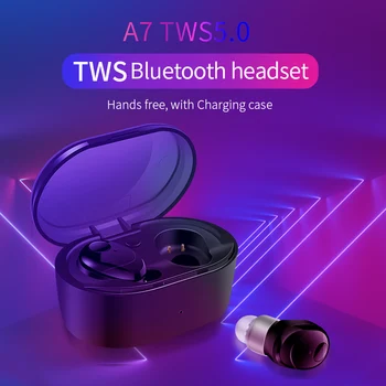 A7-TWS Earphone Mini True Bluetooth 5.0 Stereo Earbuds In-Ear Headset Built-in Microphone for iPhone Xiaomi Samsung Huawei
A7-TWS Earphone Mini True Bluetooth 5.0 Stereo Earbuds In-Ear Headset Built-in Microphone for iPhone Xiaomi Samsung Huawei